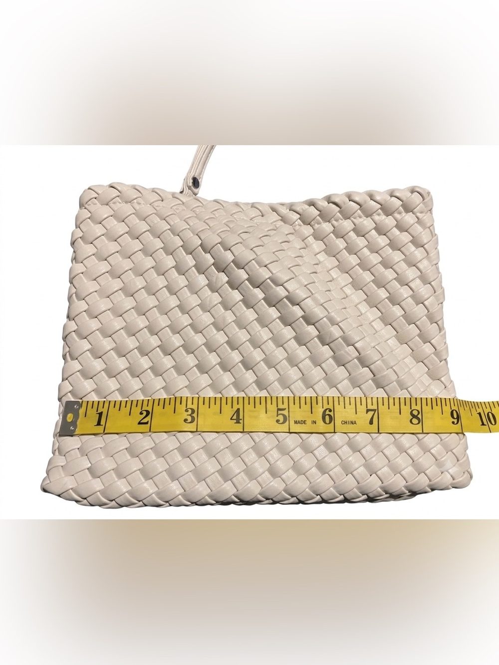 Rachel Zoe Woven Tote in Light Beige - Picture 9 of 9